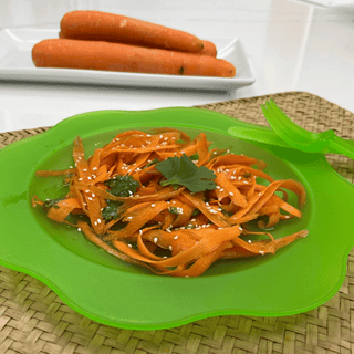 Ribbon Carrot Sesame Salad – bariatric recipe by Celebrate Vitamins