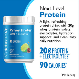 Celebrate Whey Protein Clear + Electrolytes