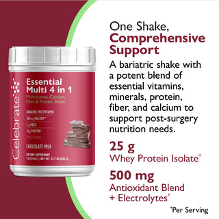 Essential Multi 4 in 1 Multivitamin with Calcium + Protein, Powder