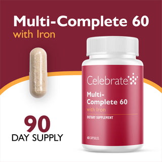 Multi-Complete 60 Bariatric Multivitamin with Iron, Capsules