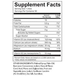 Calcium Citrate Soft Chew Combos